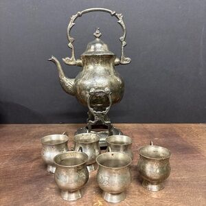 Vintage Victorian Style Silver Plated Tea Set